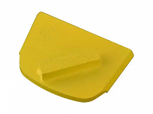 шлифовальный сегмент для мягкого бетона. желтый с одним прямоугольником, grit 30
